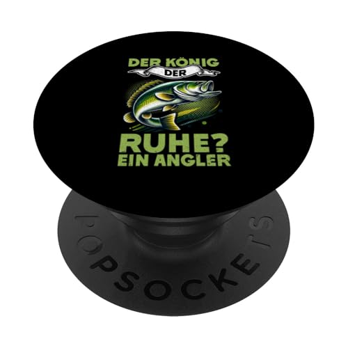 Der König Der Ruhe Ein Angler Angelrute Angeln Fischer PopSockets Klebender PopGrip Der König Der Ruhe Ein Angler Angelrute Angeln Fischer PopSockets Klebender PopGrip von Angler Fischjäger Angelurlaub Fischer Angelzubehör