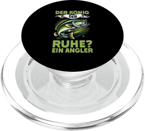 Der König Der Ruhe Ein Angler Angelrute Angeln Fischer PopSockets PopGrip für MagSafe Der König Der Ruhe Ein Angler Angelrute Angeln Fischer PopSockets PopGrip für MagSafe von Angler Fischjäger Angelurlaub Fischer Angelzubehör