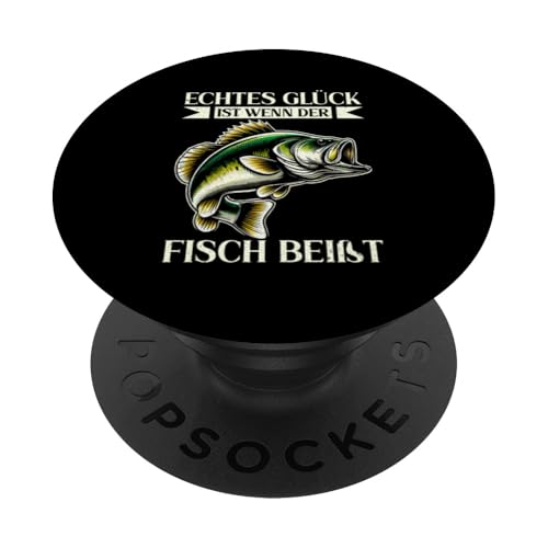 Echtes Glück Ist Wenn Der Fisch Beißt Angelrute Angeln Fang PopSockets Klebender PopGrip Echtes Glück Ist Wenn Der Fisch Beißt Angelrute Angeln Fang PopSockets Klebender PopGrip von Angler Fischjäger Angelurlaub Fischer Angelzubehör