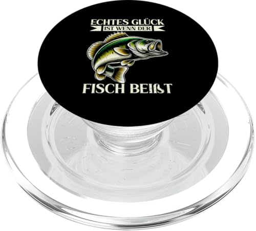 Echtes Glück Ist Wenn Der Fisch Beißt Angelrute Angeln Fang PopSockets PopGrip für MagSafe Echtes Glück Ist Wenn Der Fisch Beißt Angelrute Angeln Fang PopSockets PopGrip für MagSafe von Angler Fischjäger Angelurlaub Fischer Angelzubehör