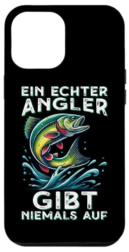 Ein Echter Angler Gibt Niemals Auf Angeln Fischer Angelguide Hülle für iPhone 12 Pro Max Ein Echter Angler Gibt Niemals Auf Angeln Fischer Angelguide Hülle für iPhone 12 Pro Max von Angler Fischjäger Angelurlaub Fischer Angelzubehör