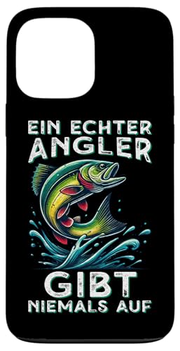 Ein Echter Angler Gibt Niemals Auf Angeln Fischer Angelguide Hülle für iPhone 13 Pro Max Ein Echter Angler Gibt Niemals Auf Angeln Fischer Angelguide Hülle für iPhone 13 Pro Max von Angler Fischjäger Angelurlaub Fischer Angelzubehör