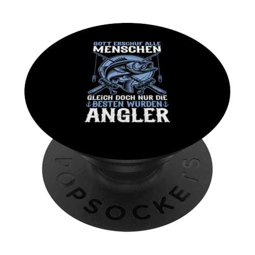 Gott Erschuf Alle Menschen Gleich Doch Nur Die Besten Angler PopSockets Klebender PopGrip Gott Erschuf Alle Menschen Gleich Doch Nur Die Besten Angler PopSockets Klebender PopGrip von Angler Fischjäger Angelurlaub Fischer Angelzubehör