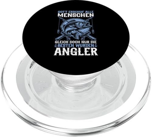 Gott Erschuf Alle Menschen Gleich Doch Nur Die Besten Angler PopSockets PopGrip für MagSafe Gott Erschuf Alle Menschen Gleich Doch Nur Die Besten Angler PopSockets PopGrip für MagSafe von Angler Fischjäger Angelurlaub Fischer Angelzubehör