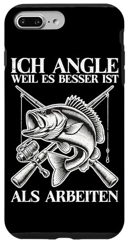Ich Angle Weil Es Besser Ist Als Arbiten Angelrute Hobby Hülle für iPhone 7 Plus/8 Plus Ich Angle Weil Es Besser Ist Als Arbiten Angelrute Hobby Hülle für iPhone 7 Plus/8 Plus von Angler Fischjäger Angelurlaub Fischer Angelzubehör