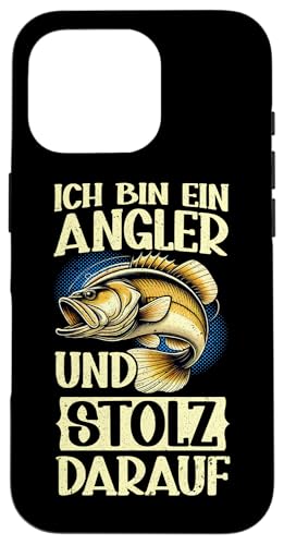 Ich Bin Ein Angler Und Stolz Darauf Köderangeln Angeln Hülle für iPhone 16 Pro von Angler Fischjäger Angelurlaub Fischer Angelzubehör