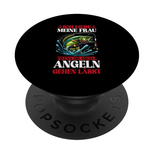 Ich Liebe Es Wenn Meine Frau Mich Angeln Lässt Angelrute PopSockets Klebender PopGrip Ich Liebe Es Wenn Meine Frau Mich Angeln Lässt Angelrute PopSockets Klebender PopGrip von Angler Fischjäger Angelurlaub Fischer Angelzubehör