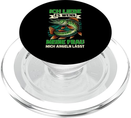 Ich Liebe Es Wenn Meine Frau Mich Angeln Lässt Angelrute PopSockets PopGrip für MagSafe Ich Liebe Es Wenn Meine Frau Mich Angeln Lässt Angelrute PopSockets PopGrip für MagSafe von Angler Fischjäger Angelurlaub Fischer Angelzubehör