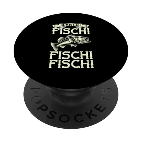 Komm Her Fischi Fischi Fischi Angelrute Hobby Fischer PopSockets Klebender PopGrip Komm Her Fischi Fischi Fischi Angelrute Hobby Fischer PopSockets Klebender PopGrip von Angler Fischjäger Angelurlaub Fischer Angelzubehör