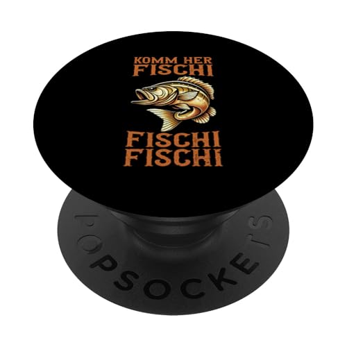 Komm Her Fischi Fischi Fischi Angelrute Hobby Fischer PopSockets Klebender PopGrip Komm Her Fischi Fischi Fischi Angelrute Hobby Fischer PopSockets Klebender PopGrip von Angler Fischjäger Angelurlaub Fischer Angelzubehör