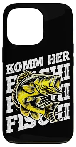 Komm Her Fischi Fischi Fischi Angelrute Köderangeln Fischer Hülle für iPhone 13 Pro von Angler Fischjäger Angelurlaub Fischer Angelzubehör