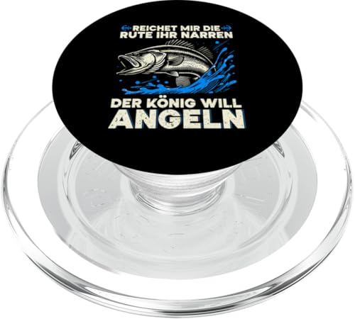 Reichet Mir Dir Rute Ihr Narren Der König Will Angeln Fisher PopSockets PopGrip für MagSafe Reichet Mir Dir Rute Ihr Narren Der König Will Angeln Fisher PopSockets PopGrip für MagSafe von Angler Fischjäger Angelurlaub Fischer Angelzubehör