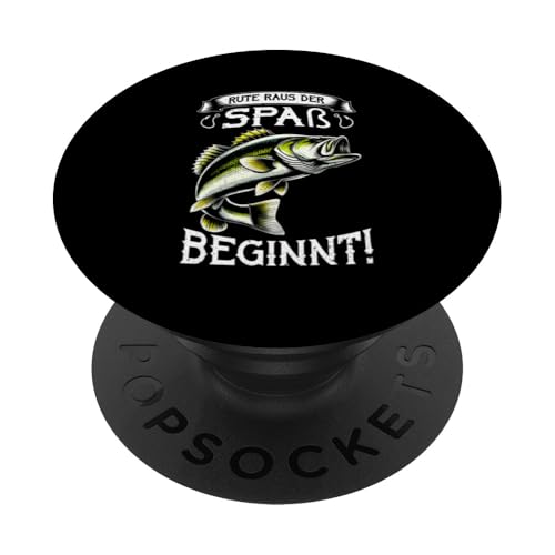 Rute Raus Der Spaß Beginnt Angelrute Angeln Köderangeln PopSockets Klebender PopGrip Rute Raus Der Spaß Beginnt Angelrute Angeln Köderangeln PopSockets Klebender PopGrip von Angler Fischjäger Angelurlaub Fischer Angelzubehör