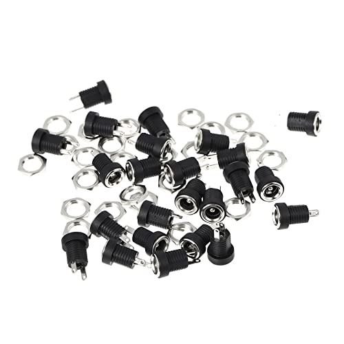 Angoily 1 24Stk Gleichstromsteckdose Radmutter Jackbox DC-Netzstecker DC-Steckdose stoßverbinder Gleichstromanschluss Adapter für Schalttafeleinbau Aus Kunststoff und Metallmaterialien Angoily 1 24Stk Gleichstromsteckdose Radmutter Jackbox DC-Netzstecker DC-Steckdose stoßverbinder Gleichstromanschluss Adapter für Schalttafeleinbau Aus Kunststoff und Metallmaterialien von Angoily