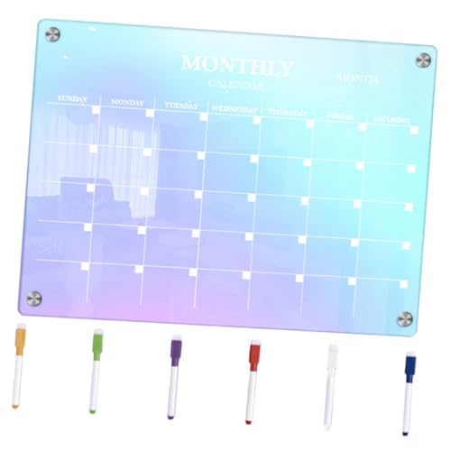 Angoily 1 Acryl Monatsplaner Für Den Kühlschrank Schreibblock Planer Für Den Kühlschrank Trockenlöschtafel Essensplaner Kühlschrankkalender Planer Monatlich Angoily 1 Acryl Monatsplaner Für Den Kühlschrank Schreibblock Planer Für Den Kühlschrank Trockenlöschtafel Essensplaner Kühlschrankkalender Planer Monatlich von Angoily