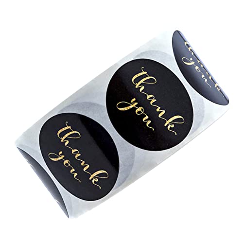 Angoily 1 Rolle 500 Stück danke etikettenaufkleber Schild Stichworte Name Vinyl kreis aufkleber selbstklebender DIY-Aufkleber Abschlussaufkleber Aufkleber verpacken Schwarz Angoily 1 Rolle 500 Stück danke etikettenaufkleber Schild Stichworte Name Vinyl kreis aufkleber selbstklebender DIY-Aufkleber Abschlussaufkleber Aufkleber verpacken Schwarz von Angoily