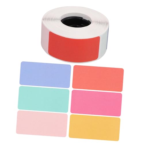 Angoily 1 Rolle Etikettenpapierstreifen Bunte Etiketten Kleine Personalisierte Anhänger Namensaufkleber Vinyl Blanko Ablösbar Farbige Individuelle Selbstklebende Angoily 1 Rolle Etikettenpapierstreifen Bunte Etiketten Kleine Personalisierte Anhänger Namensaufkleber Vinyl Blanko Ablösbar Farbige Individuelle Selbstklebende von Angoily
