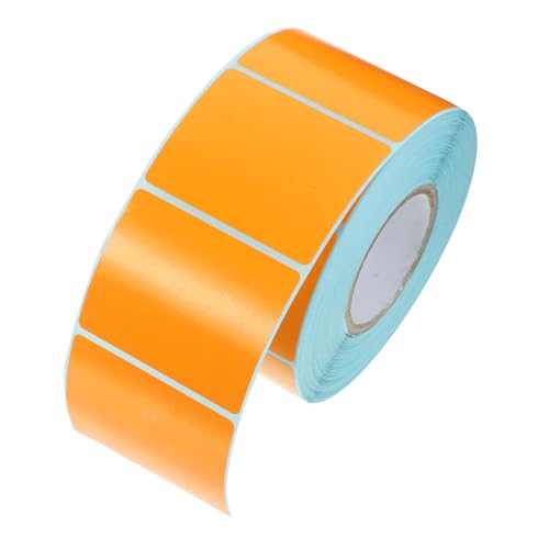 Angoily 1 Rolle Preisaufkleber Adressetiketten Thermal- Thermoetikettenr Selbstklebendes Etikett Klebeetikett Rechtecke Beschriften Express-etikett Papier Orange Angoily 1 Rolle Preisaufkleber Adressetiketten Thermal- Thermoetikettenr Selbstklebendes Etikett Klebeetikett Rechtecke Beschriften Express-etikett Papier Orange von Angoily