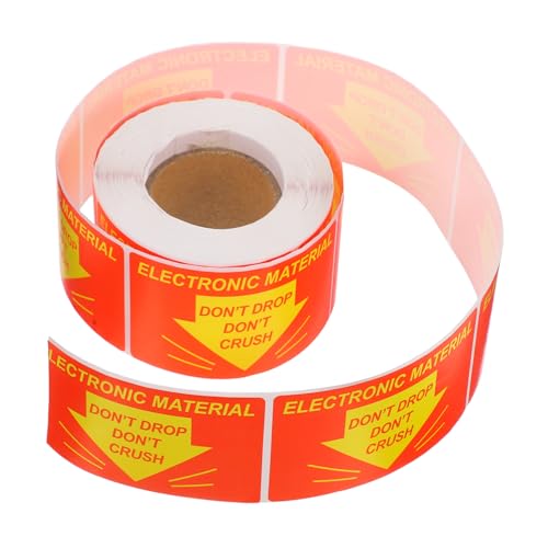 Angoily 1 Rolle Versandaufkleber Zerbrechliches Klebeband Zerbrechliche Glasaufkleber Für Den Versand Verpackungsetiketten Verpackungsaufkleber Große Zerbrechliche Aufkleber Für Den von Angoily