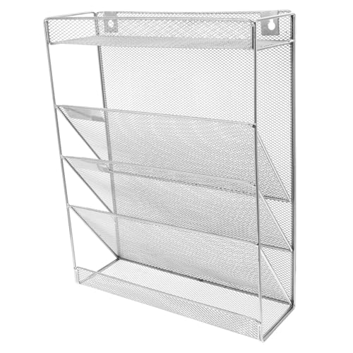 Angoily 1 Satz Aufbewahrungsbox für Aktenregale bürobedarf aktenordner Zeitschriftenhalter an der Wand Wandhalter Kühlschrankregal hängende Wandmappe Halter für Kühlschrank Eisen Silber Angoily 1 Satz Aufbewahrungsbox für Aktenregale bürobedarf aktenordner Zeitschriftenhalter an der Wand Wandhalter Kühlschrankregal hängende Wandmappe Halter für Kühlschrank Eisen Silber von Angoily