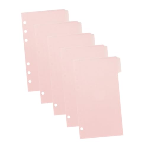 Angoily 1 Satz Binder-bargeldbrief Dokumentieren Ordner Ordner Schnellhefter Binder-beutel Mit Losen Blättern Aktentaschen Ordnertaschen Aus Kunststoff 6-loch-ordnertaschen Rosa Pp von Angoily