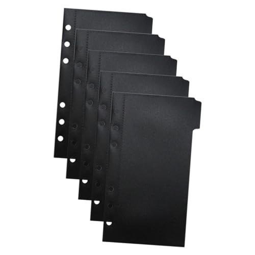 Angoily 1 Satz Binder-bargeldbrief Unterlagen Ordner Schnellhefter Beutel Zum Organisieren Binder-beutel Mit Losen Blättern Notebooktasche Extra Dicke Aufbewahrungstasche Black Pp Angoily 1 Satz Binder-bargeldbrief Unterlagen Ordner Schnellhefter Beutel Zum Organisieren Binder-beutel Mit Losen Blättern Notebooktasche Extra Dicke Aufbewahrungstasche Black Pp von Angoily