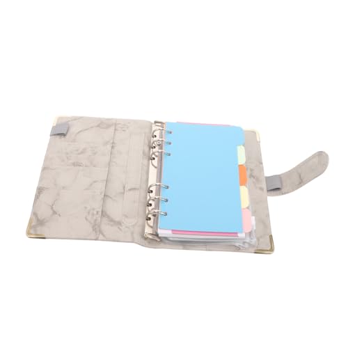 Angoily 1 Satz Budgetordner Mit Bargeldumschlägen Bindemittel Geldplaner Binder Preisgünstiger Notizblock Mit Losen Blättern Geld Sparende Lieferungen Notizbuch Zur Geldplanung Pvc Grey von Angoily