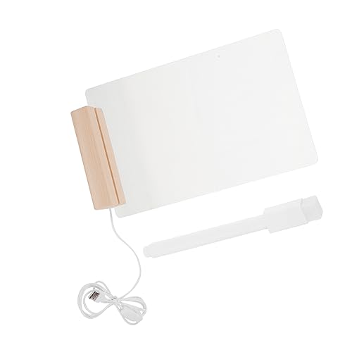 Angoily 1 Satz Glühende Message Board Led Tafel Memo Planke Schild Schreibtisch Multifunktionales Nachrichtenbrett Wiederbeschreibbares Message Board Klares Schreibbrett Massivholz Angoily 1 Satz Glühende Message Board Led Tafel Memo Planke Schild Schreibtisch Multifunktionales Nachrichtenbrett Wiederbeschreibbares Message Board Klares Schreibbrett Massivholz von Angoily