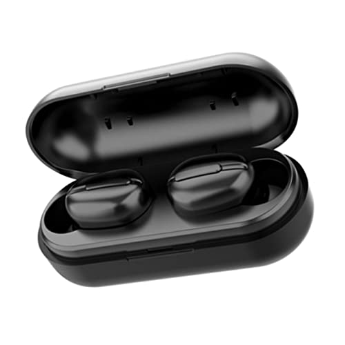 Angoily 1 Satz Kabelloses -Headset Ohrenstöpsel Kopfhörer Ohrstöpsel Ohrhörer Mit Ladefall wasserdichte Smart-headsets 5.0 Kabelloses Headset Tragbare Ohrhörer Abs Black von Angoily