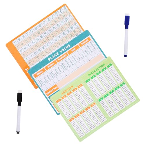 Angoily 1 Satz Multiplikationstabelle Whiteboard Multiplikationstabellen für Einmaleins für Teilungsdiagramm Belohnungstabelle für Einmaleins-Diagramm PET und Karton Angoily 1 Satz Multiplikationstabelle Whiteboard Multiplikationstabellen für Einmaleins für Teilungsdiagramm Belohnungstabelle für Einmaleins-Diagramm PET und Karton von Angoily