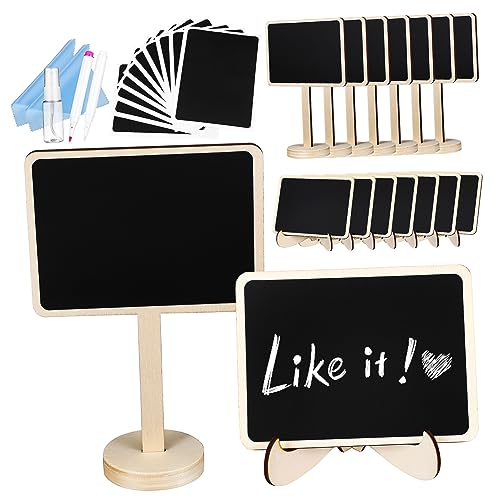 Angoily 1 Satz Tafelanzug Mini Mit Ständer Tafelschild Für Den Tisch Klein Dekorativ Zeichen Mini-tafelschilder Kreidebretter Aufkleber Wand Etiketten Party Nummer Stehen Tafeln Holz Angoily 1 Satz Tafelanzug Mini Mit Ständer Tafelschild Für Den Tisch Klein Dekorativ Zeichen Mini-tafelschilder Kreidebretter Aufkleber Wand Etiketten Party Nummer Stehen Tafeln Holz von Angoily