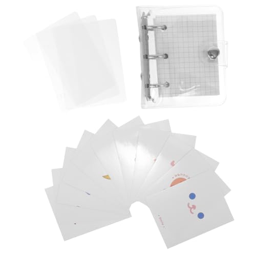 Angoily 1 Satz Taschenbuch tragbarer kleiner Notizblock Mini-Notizblöcke Spiral- Notizbücher büromaterial office supplies tragbares kleines Sammelalbum täglicher Schreibbedarf PVC Silver von Angoily