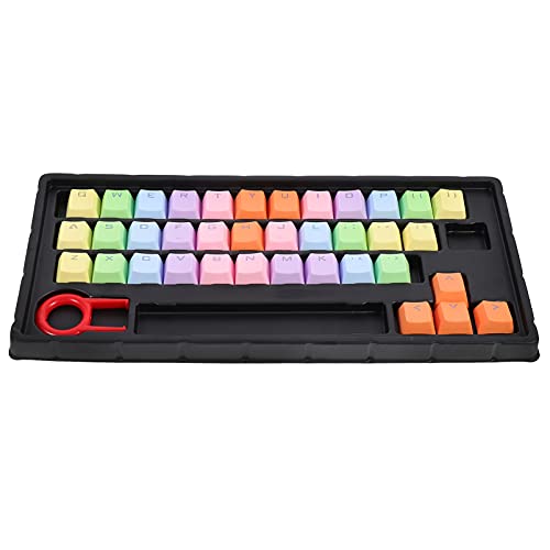 Angoily 1 Satz Tastenkappe Bausätze Schlüsselsatz Griffhalterung erweiterte Tastatur Nagellack-Magnet tastenficker Mechanical Keyboard keycaps Tastatur versorgung Tastaturschutz pbt Orange von Angoily