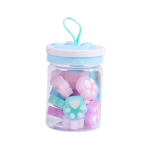 Angoily 1 Schachtel Radiergummi Für Katzen Pfoten Süße Mini-radierer Radiergummis Im Katzenpfoten-design Schule Radiergummis Kindergäuer Radiergummi Süß Kindergummis Zufällige Farbe von Angoily