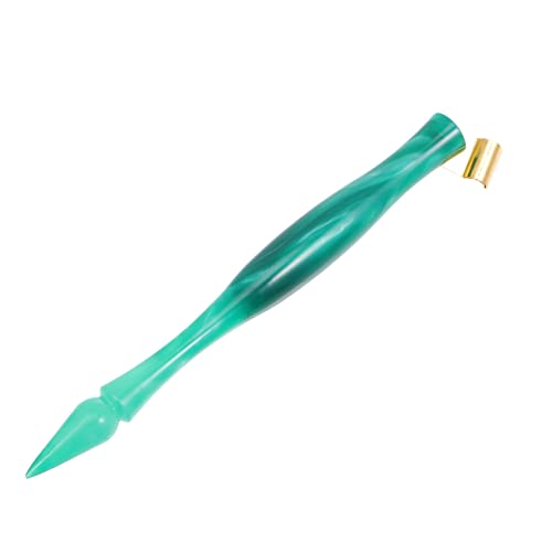 Angoily 1 Stück Dip-pen-halter Tragbarer Tauchstift Kalligraphie Dip Stift Füllfederhalter Eintauchen Zeichnung Schräghalter Für Geformt Schräger Stifthalter-kalligraphie Green Metall von Angoily