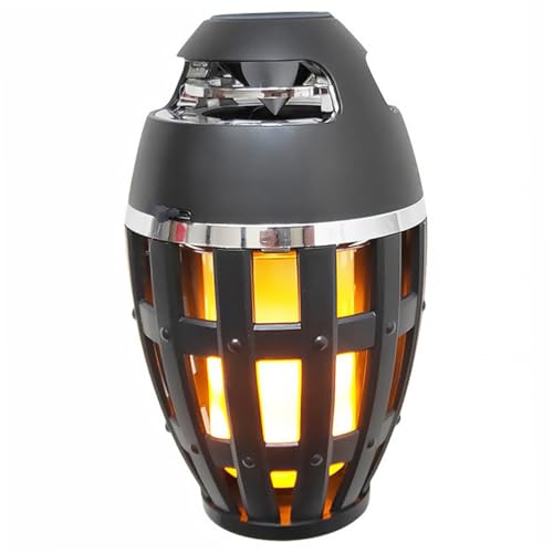 Angoily 1 Stück Lautsprecher Outdoor-Lautsprecher Flammenlampe Lautsprecher mit vertikalen Streifen tragbarer Lautsprecher Plastik Black Angoily 1 Stück Lautsprecher Outdoor-Lautsprecher Flammenlampe Lautsprecher mit vertikalen Streifen tragbarer Lautsprecher Plastik Black von Angoily