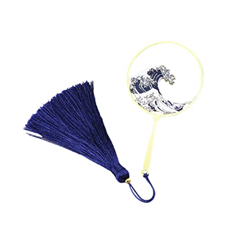 Angoily 1 Stück Wellenmarkierung Angepasst Lesezeichen Mit Meereswellenmuster Quaste Hanging Ornament Meereswellen-lesezeichen Lesezeichen Für Buchliebhaber Blau Legierung Angoily 1 Stück Wellenmarkierung Angepasst Lesezeichen Mit Meereswellenmuster Quaste Hanging Ornament Meereswellen-lesezeichen Lesezeichen Für Buchliebhaber Blau Legierung von Angoily
