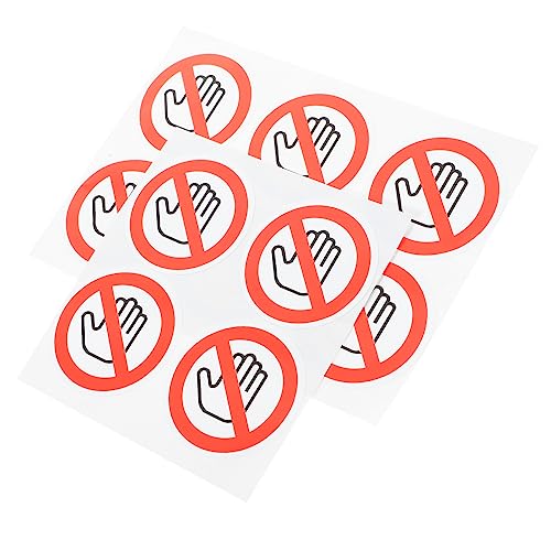 Angoily 10 Stück Aufkleber Für Warnschilder Gefahrenzeichen Sicherheitsschild-aufkleber Warnschild Für Autositze Öffentlich Warnschild-aufkleber Aufkleberpapier Rot Selbstklebendes Vinyl Angoily 10 Stück Aufkleber Für Warnschilder Gefahrenzeichen Sicherheitsschild-aufkleber Warnschild Für Autositze Öffentlich Warnschild-aufkleber Aufkleberpapier Rot Selbstklebendes Vinyl von Angoily