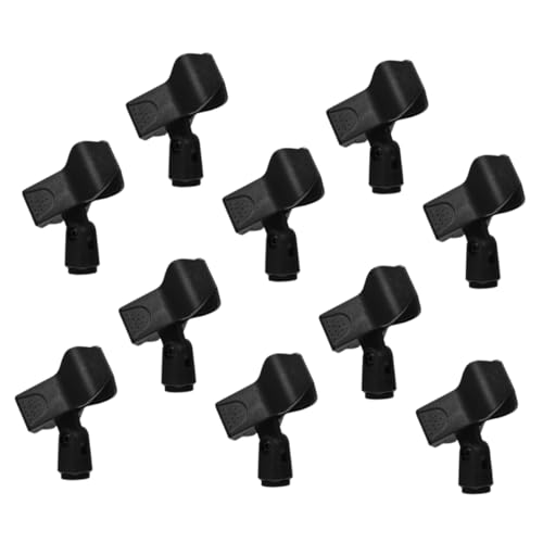 Angoily 10 Stück Mikrofonkopfhörerclip Universeller Clip Mikrofonclips Clip -Mikrofon Mikrofon-Clip am Revers Ansteckmikrofon Mikrofon Mikrofonclip Universeller Bühnenclip Plastik Schwarz Angoily 10 Stück Mikrofonkopfhörerclip Universeller Clip Mikrofonclips Clip -Mikrofon Mikrofon-Clip am Revers Ansteckmikrofon Mikrofon Mikrofonclip Universeller Bühnenclip Plastik Schwarz von Angoily