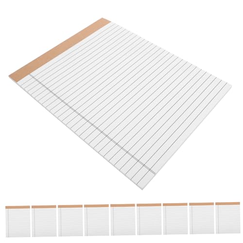 Angoily 10 Stück Notizblock Aus Juristischem Papier Schreibtafel Gesetz Gefüttert Notizblöcke Masse Linierte Papierblöcke Liniertes Notizbuch Büro Legaler Block Unterlage Farbe Lose Weiß Angoily 10 Stück Notizblock Aus Juristischem Papier Schreibtafel Gesetz Gefüttert Notizblöcke Masse Linierte Papierblöcke Liniertes Notizbuch Büro Legaler Block Unterlage Farbe Lose Weiß von Angoily