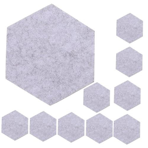 Angoily 10 Stück Schalldämmendes Dekorpaneel aus Filz erste Briefe Planke Wände Tipp Weiß dekoratives Nachrichtenbrett dekorative Filzplatte Memo-Filztafel gefühlt Grey Angoily 10 Stück Schalldämmendes Dekorpaneel aus Filz erste Briefe Planke Wände Tipp Weiß dekoratives Nachrichtenbrett dekorative Filzplatte Memo-Filztafel gefühlt Grey von Angoily