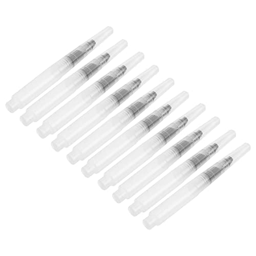 Angoily 10 Stück Wasserlösliche Buntstifte Wasserpinselstifte Aquarellpinselstifte Nachfüllbar Aquarellpinselstifte Für Erwachsene Marker Auf Wasserbasis Aquarell Zeichenstift Bürste von Angoily