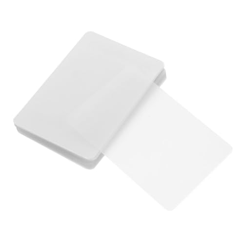 Angoily 100 Blatt Transparenter Fotoschutz Laminiertaschen Laminieren Thermal- Vinyl frischhaltefolie cling film Schutzumschlag Laminierfolien PVC Praktische wasserfeste Laminierfolie von Angoily