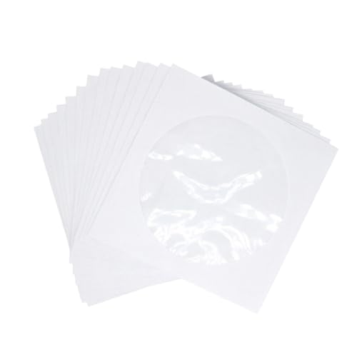Angoily Cd-aufbewahrungshalter 100 Stück Cd-hülle DVD-papiertüte Cd-geldbörse Cd-papierhülle für Unterwegs Angoily Cd-aufbewahrungshalter 100 Stück Cd-hülle DVD-papiertüte Cd-geldbörse Cd-papierhülle für Unterwegs von Angoily