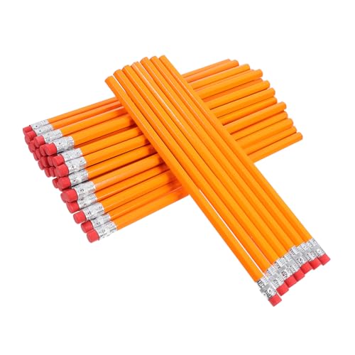 Angoily 100 Stück Bleistift mit Radiergummi Bleistifte Masse Vorschulkind dünn Bleistift schreiben Jumbo Schulbedarf Klassenzimmer müssen haben Radierstift Klassenzimmerzubehör Holz Orange Angoily 100 Stück Bleistift mit Radiergummi Bleistifte Masse Vorschulkind dünn Bleistift schreiben Jumbo Schulbedarf Klassenzimmer müssen haben Radierstift Klassenzimmerzubehör Holz Orange von Angoily