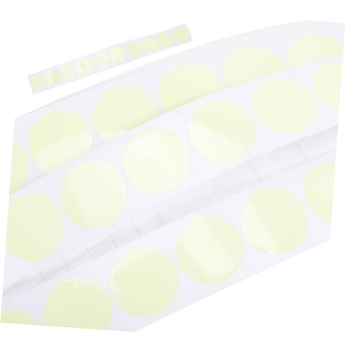 Angoily 100 Stück Leuchtende Namensstreifen Klebrige LED Etiketten Lichtblockierende Kleines Elektrisches Klebeband Schwarze von Angoily