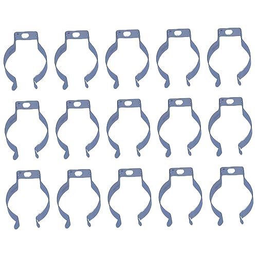Angoily 100Stücke Lampenhalter für LED Leuchtstoffröhren Manganstahl Halterungen für Lichtrohre Stabil und Einfach zu Installieren für Innen und Außenbereich Angoily 100Stücke Lampenhalter für LED Leuchtstoffröhren Manganstahl Halterungen für Lichtrohre Stabil und Einfach zu Installieren für Innen und Außenbereich von Angoily