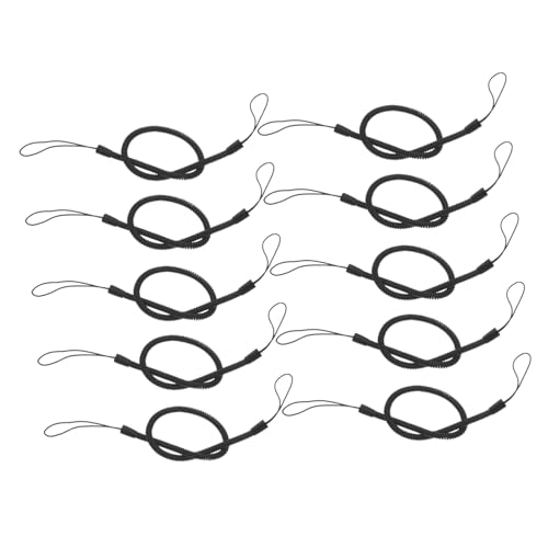 Angoily 10Stücke Elastische Stift Lanyards Einziehbare Feder für Touchscreen Stifte Verlust Gurt für Tablet Zubehör Praktische Halterung für Eingabestifte von Angoily