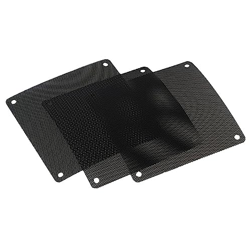 Angoily 10Stücke Staubdichter Filter Aus PVC Für Computer Gehäuse Lüfter Schutzabdeckung Schwarz Langlebig Geräuschminimierend Für Lautsprecher Elektronische von Angoily