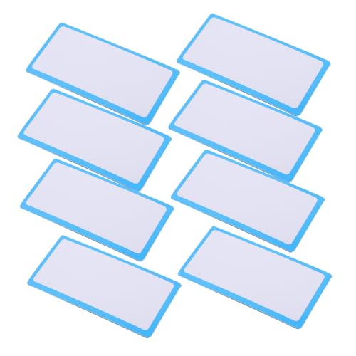 Angoily 12 Stück Magnetische Blankkarte Einfache Namensschildaufkleber Nennen Sie Label -aufkleber Magnetklammern Für Das Klassenzimmer Kleidungsetiketten Beschichtetes Papier Blau Angoily 12 Stück Magnetische Blankkarte Einfache Namensschildaufkleber Nennen Sie Label -aufkleber Magnetklammern Für Das Klassenzimmer Kleidungsetiketten Beschichtetes Papier Blau von Angoily